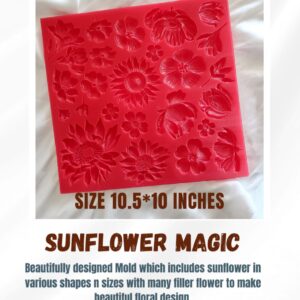 Sunflower Magic (Size - 10.5*10 Inches)